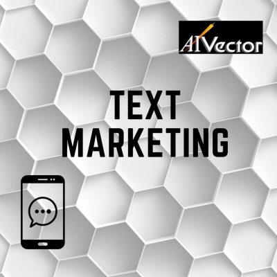 Text Marketing AI Vector