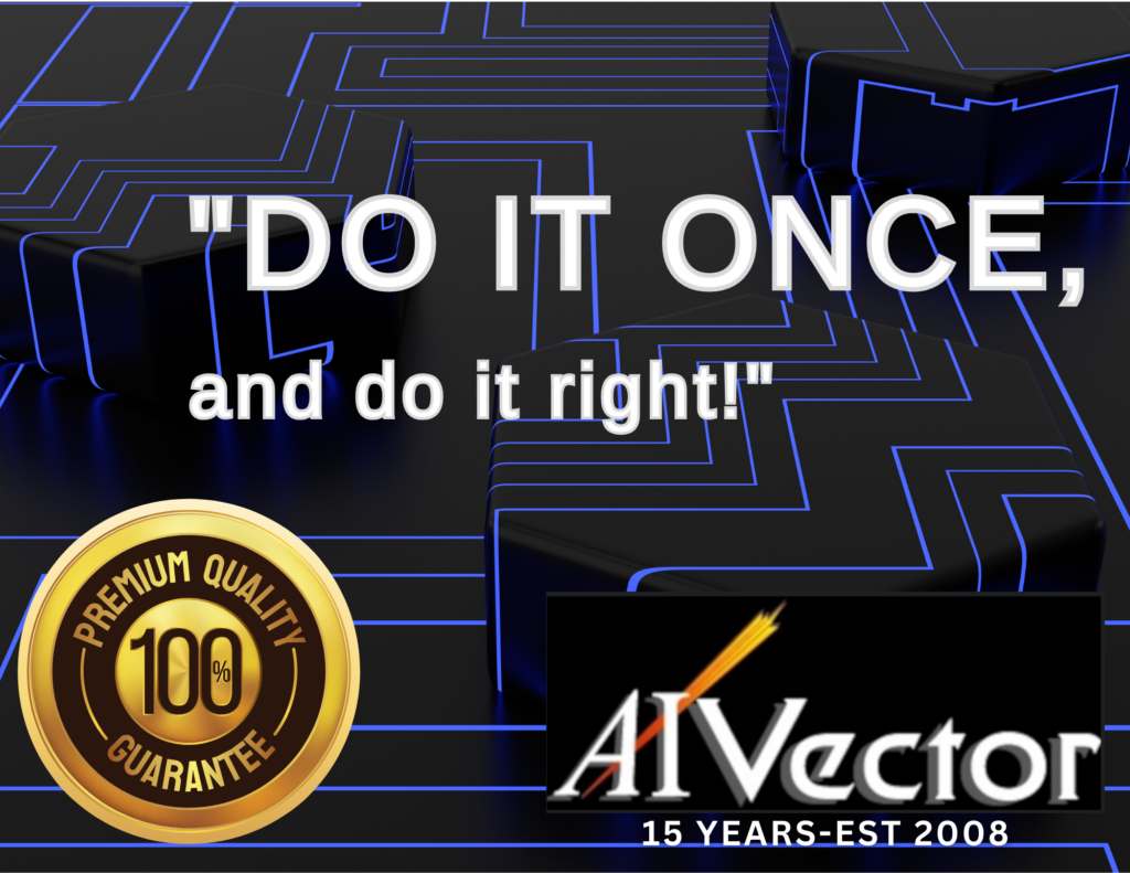 "Do it once,
and do it right!" Premium Quality Guarantee
